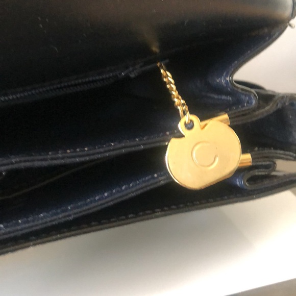 CELINE Authentic Vintage 1970s Horse Carriage Box Bag - Picture 8 of 14